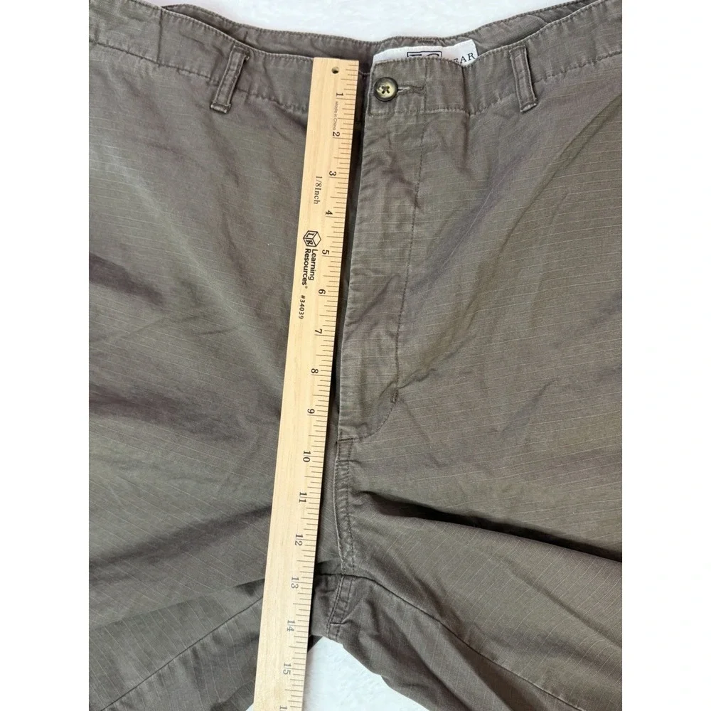 Vintage Y2K Field Gear Brown Ripstop Cargo Shorts Size 38 Utility